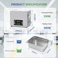 DK SONIC 10L Ultrasonic Cleaner, Touch Control Sonic Carburetor Cleaner