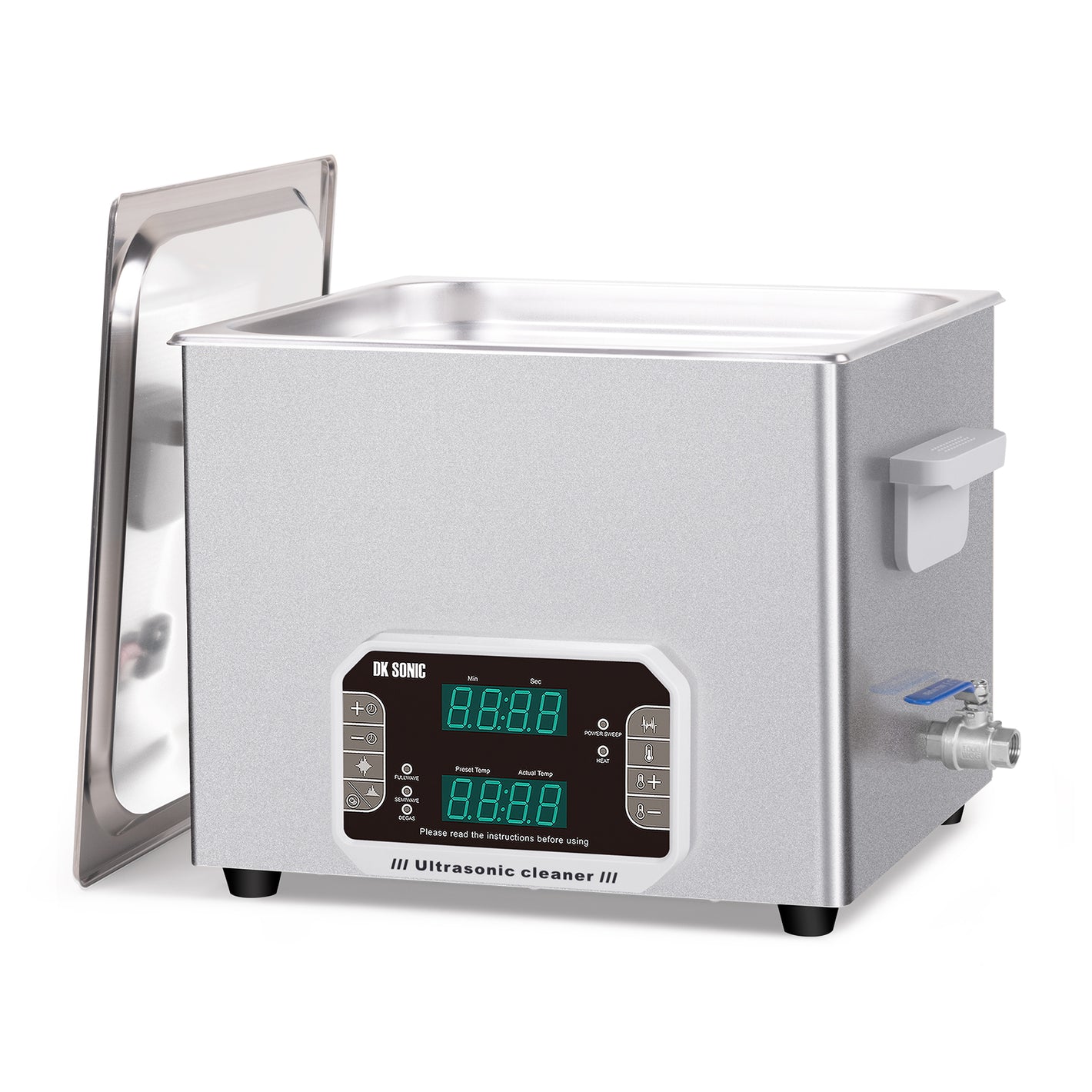DK SONIC 15L Ultrasonic Cleaner, Touch Control Sonic Carburetor Cleaner