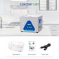 DK SONIC 15L Ultrasonic Cleaner, Digital Sonic Carburetor Cleaner