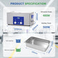 DK SONIC 22L Ultrasonic Cleaner, Encoded Sonic Jewelry Cleaner