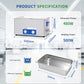 DK SONIC 22L Ultrasonic Cleaner, Mechanical Sonic Carburetor Cleaner