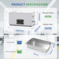 DK SONIC 22L Ultrasonic Cleaner, Touch Control Sonic Carburetor Cleaner