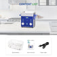 DK SONIC 2L Ultrasonic Cleaner, Encoded Sonic Jewelry Cleaner
