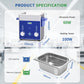 DK SONIC 2L Ultrasonic Cleaner, Encoded Sonic Jewelry Cleaner