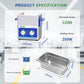 DK SONIC 2L Ultrasonic Cleaner, Mechanical Sonic Jewelry Cleaner