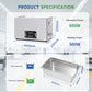 DK SONIC 30L Ultrasonic Cleaner, Touch Control Sonic Carburetor Cleaner