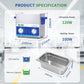 DK SONIC 3L Ultrasonic Cleaner, Mechanical Sonic Jewelry Cleaner