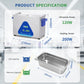 DK SONIC 4L Ultrasonic Cleaner, Digital Sonic Carburetor Cleaner