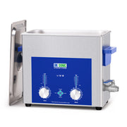 DK SONIC Industrial Ultrasonic Cleaner 6L,180W Commercial Sonic Cleaner with Encoded Timer,Heater&Basket, Multiple Functions for Carburetors, Motorcycle Engines, Chains