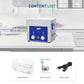 DK SONIC Industrial Ultrasonic Cleaner 10L,240W Commercial Sonic Cleaner with Encoded Timer,Heater&Basket, Multiple Functions for Carburetors, Motorcycle Engines, Chains