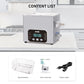 DK SONIC Ultrasonic Cleaner 10L, 240W Heavy-Duty Sonic Cleaner with Smart Touch Control, Five Modes for Motorcycle Engines, Carburetors, Chains,Circuit Board (Include Basket)