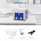 DK SONIC Industrial Ultrasonic Cleaner 15L,360W Commercial Sonic Cleaner with Encoded Timer,Heater&Basket, Multiple Functions for Carburetors, Motorcycle Engines, Chains