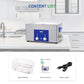 DK SONIC Industrial Ultrasonic Cleaner 22L,480W Commercial Sonic Cleaner with Encoded Timer,Heater&Basket, Multiple Functions for Carburetors, Motorcycle Engines, Chains