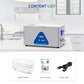 DK SONIC Ultrasonic Cleaner 22L,480W Industrial Ultrasonic Parts Cleaner with Heater&Timer, Digital Control&Basket, Multiple Functions for Motorcycle Engines,Carburetors, Chains
