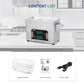 DK SONIC Professional Ultrasonic Cleaner 4L,120W Precision Ultrasonic Jewelry Cleaner with Timer,Heater&Touch Control, Multi-Application for Glasses,Chains,Watches (Include Basket)