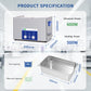 DK SONIC Ultrasonic Cleaner 30L 600W, Ultrasonic Carburetors Cleaner with Power Adjustable Encoded Control and Five Modes for Parts,Circuit Board,Engines Cleaning